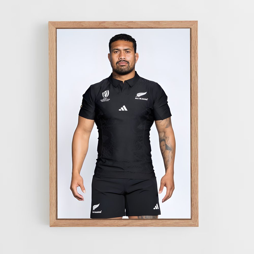 Poster All Blacks Ardie – affiche Rugby (vue 4)
